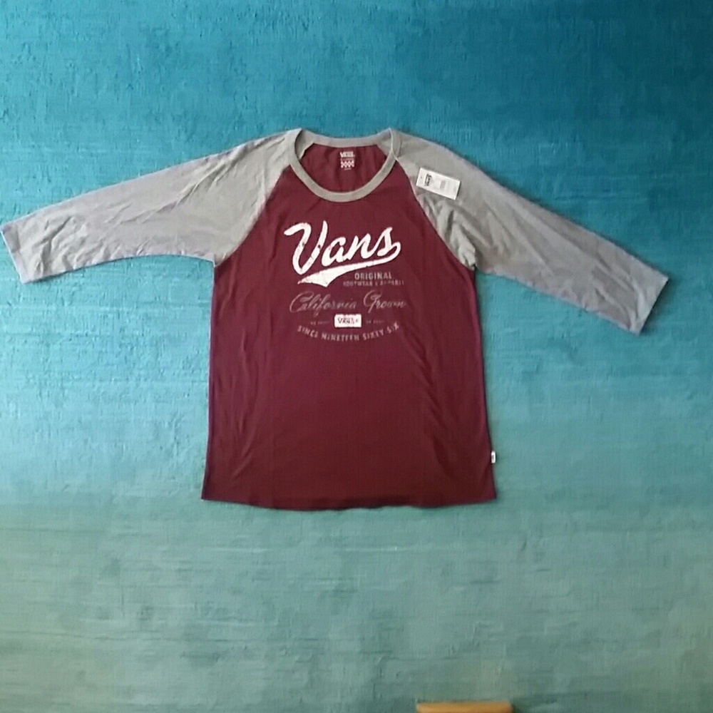 Women's Vans baseball tee